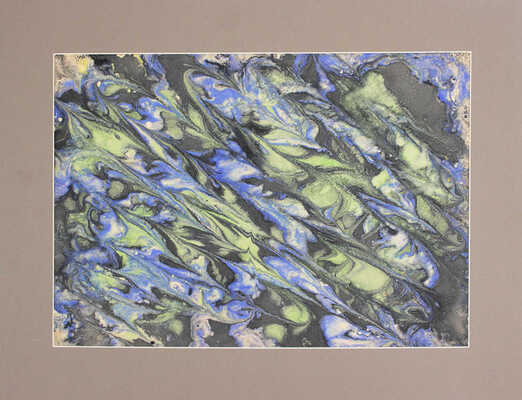 Тарханов Михаил Михайлович. Композиция в фиолетово-зеленых тонах